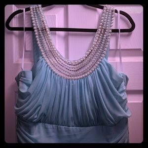 Sea Foam Evening Gown